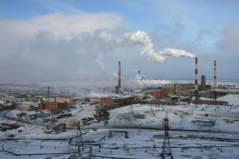 Norilsk Nickel facility in Russian Arctic city of Norilsk