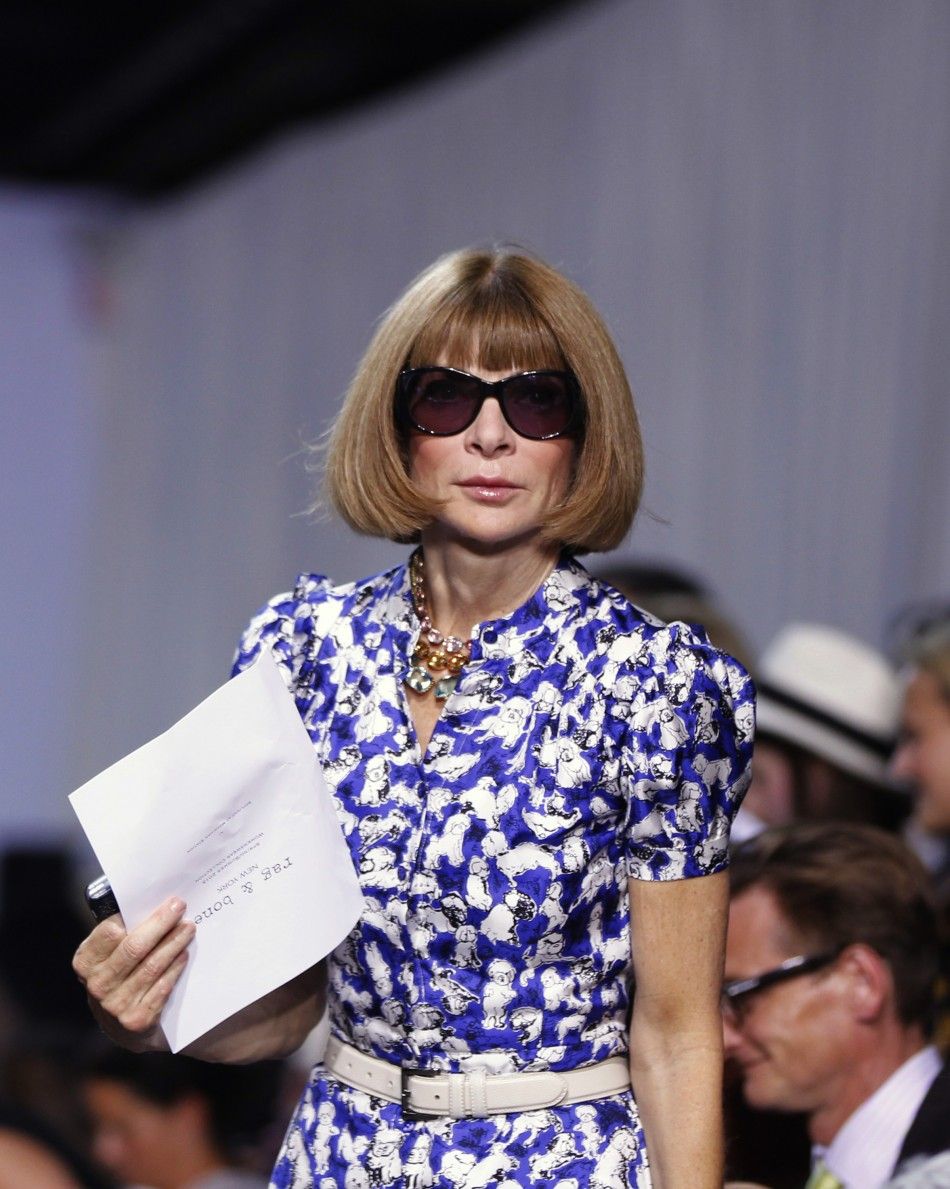 Anna Wintour attends Rag  Bone Spring 2013 collection at New York Fashion Week