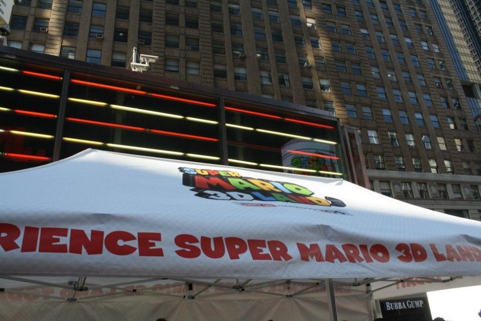 The Mario 3D Land tent.