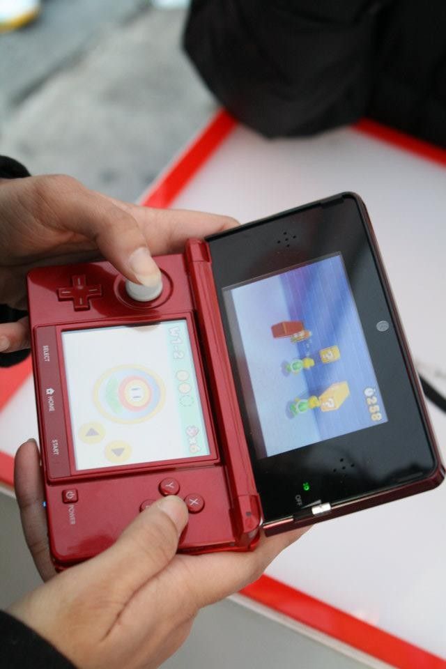 A close-up of the new game.