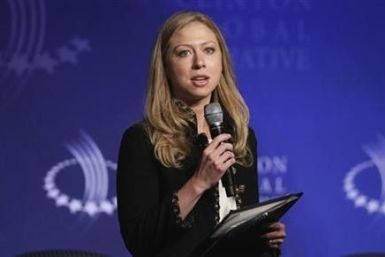 Chelsea Clinton speaks during a panel discussion regarding technologies for economic empowerment at the Clinton Global Initiative in New York, September 22, 2011.