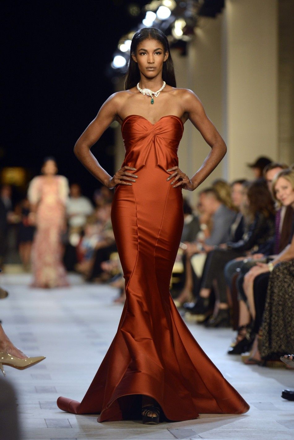 Zac Posen Spring 2013 collection at Mercedes-Benz Fashion Week in New York at Avery Fisher Hall, Sept. 9, 2012