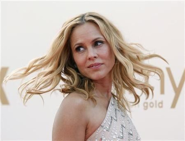 Actress Maria Bello from &#039;&#039;Prime Suspect&#039;&#039; arrives at the 63rd Primetime Emmy Awards in Los Angeles