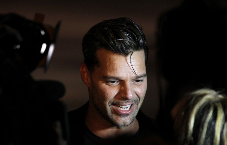 Singer Ricky Martin attends a presentation of Marc Jacobs Spring/Summer 2013 collection during New York Fashion Week September 10, 2012. 