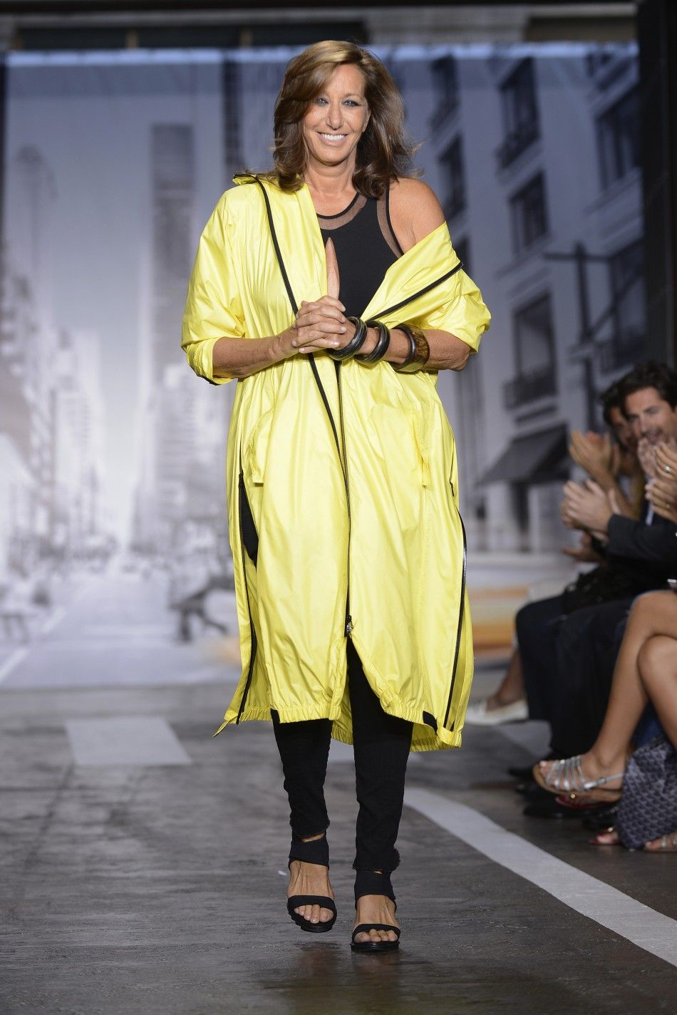 Donna Karan at her DKNY Spring 2013 at New York Fashion Week