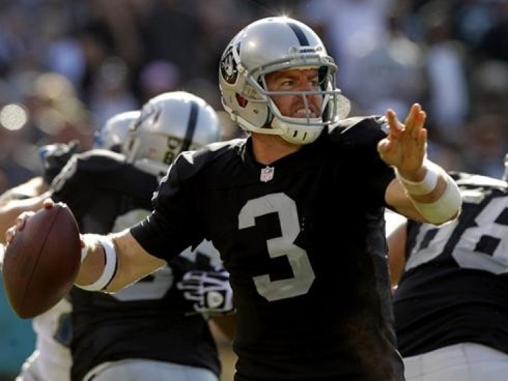 Carson Palmer is 4-7 with the Oakland Raiders.