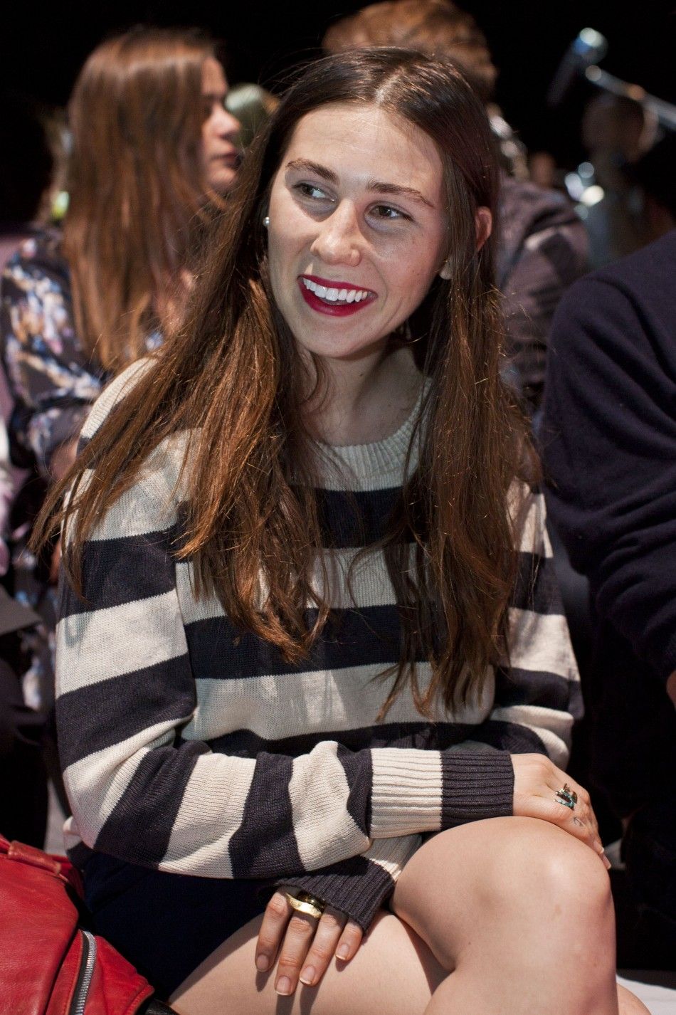 Actress Zosia Mamet is seen before the Marc by Marc Jacobs SpringSummer 2013 show during New York Fashion Week, September 11, 2012. 
