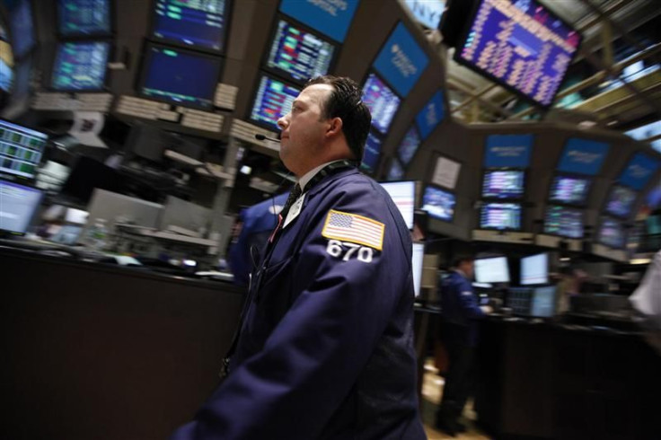 A trader works on the floor of the New York Stock Exchange