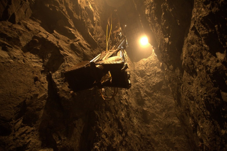 Shaft in silver mine