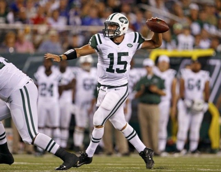 Tim Tebow didn't throw a pass in the 2012 season opener.