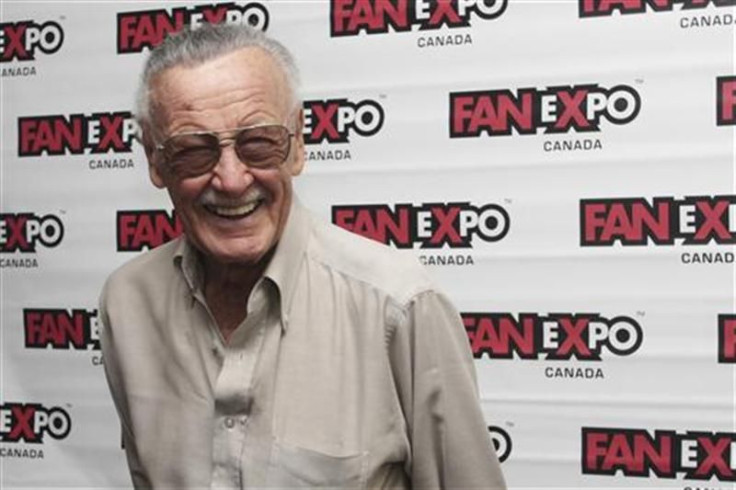 Stan Lee, co-creator of Spider-Man, poses for media at Fan Expo in Toronto