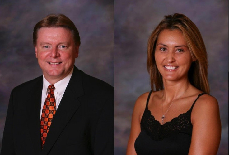 Oklahoma State University women’s basketball coach Kurt Budke and assistant women’s basketball coach Miranda Serna