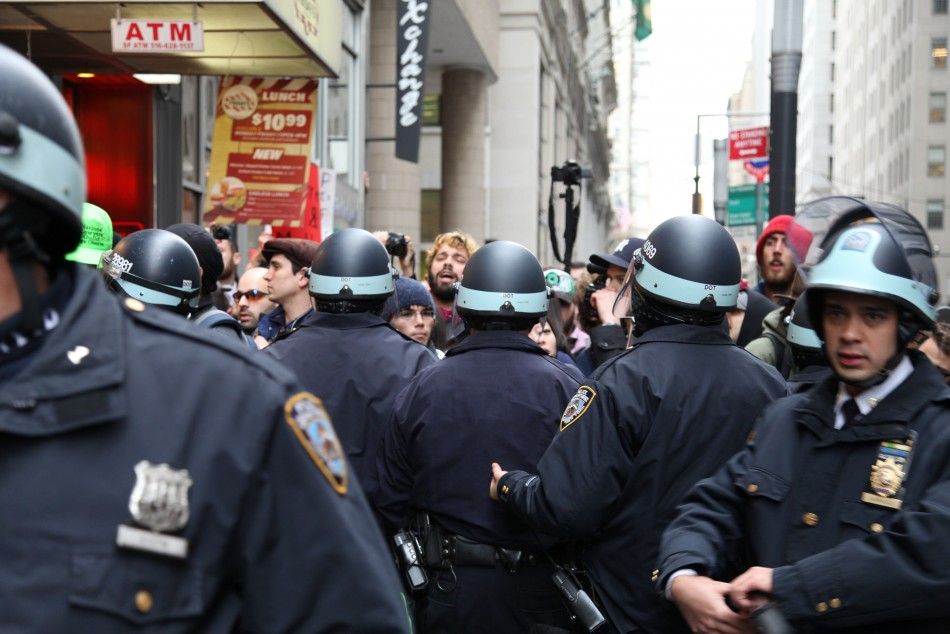 Occupy Wall Street Police Line