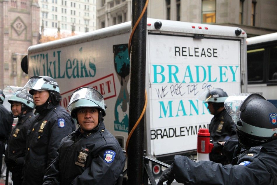 Occupy Wall Street Wikileaks Truck