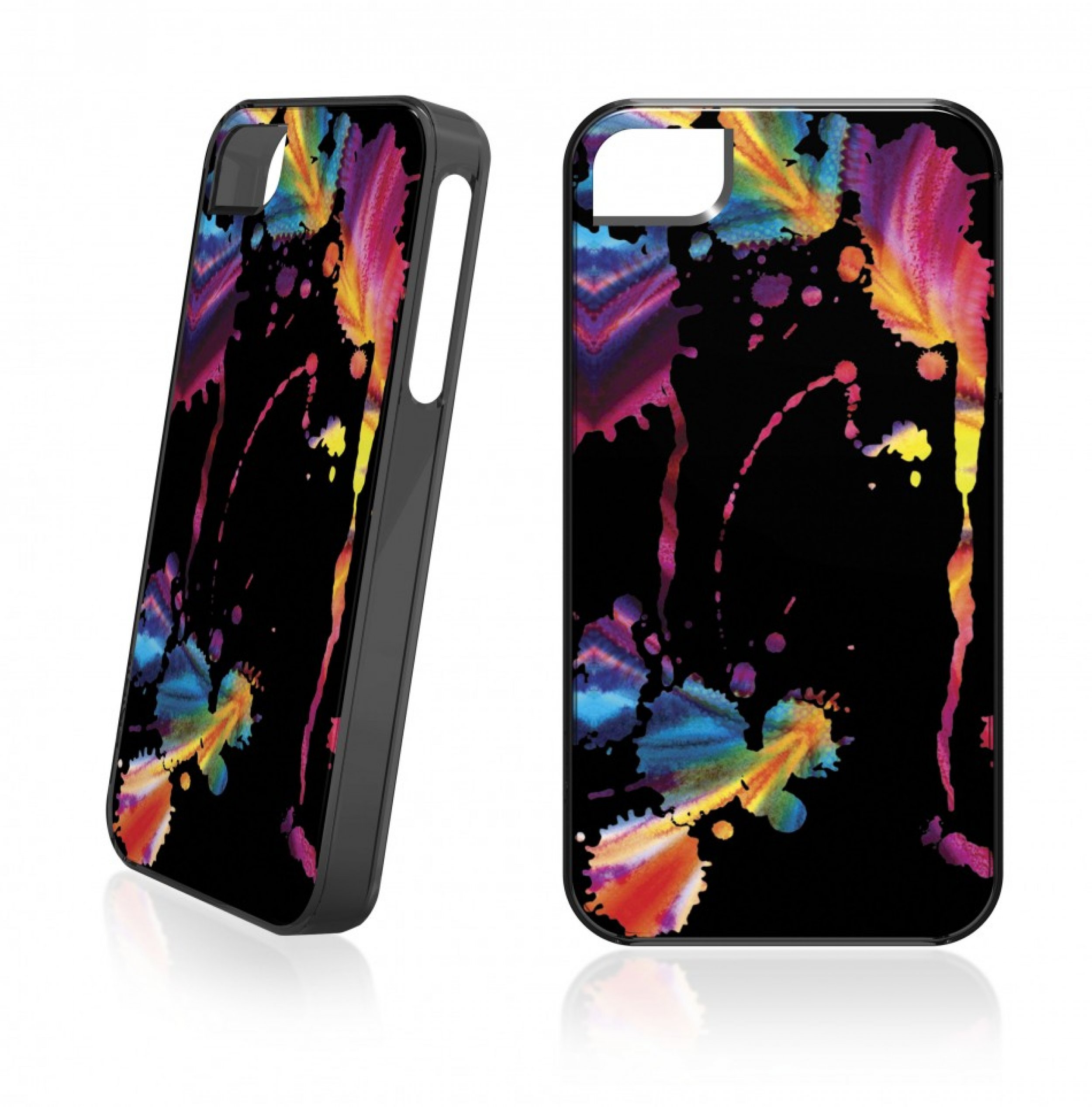 8. Chromatic Splatter Black Case For iPhone 5 -Available for 24.99 