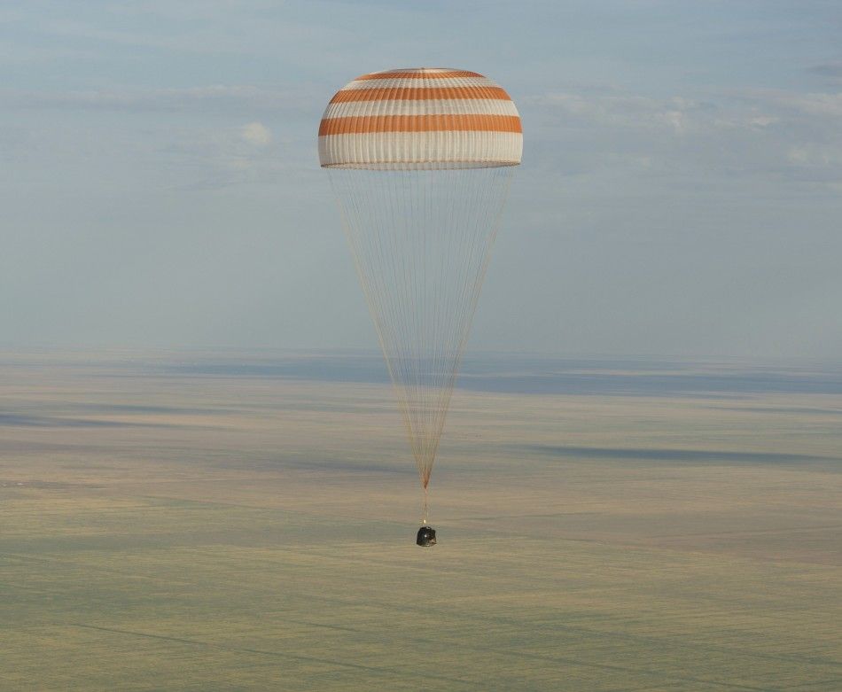 NASAs Joseph Acaba, Two Russian Space Crew Land Safely In Kazakhstan