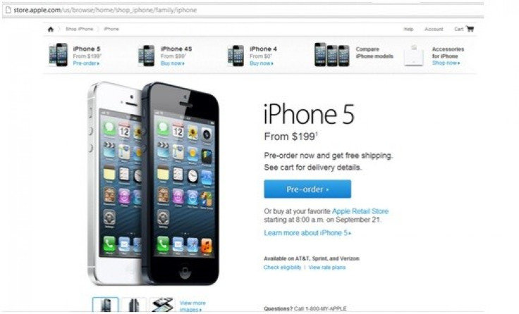 Apple iPhone 5 Pre-Orders Shipping Commences