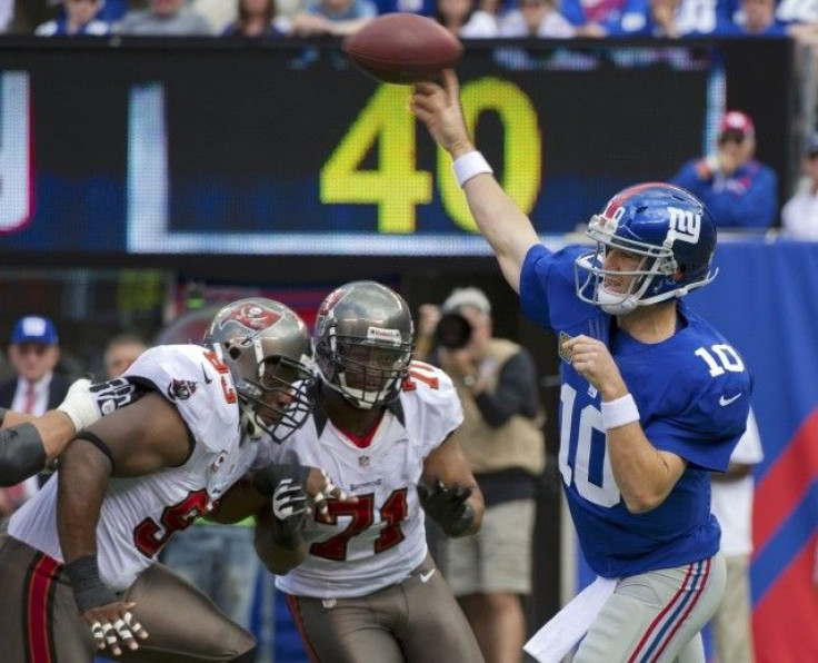 The Giants are 1-1 with their victory over the Buccaneers.