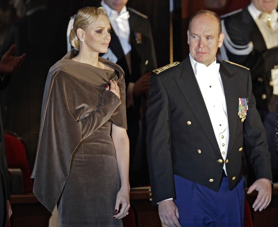 Princess Charlene in Monochromatic Outfits for 2011 Monaco National Day November 19, 2011.