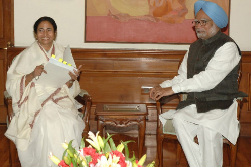 Mamata Banerjee, Manmohan Singh