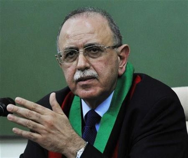 Libya&quot;s interim prime minister Abdul Raheem al-Keeb