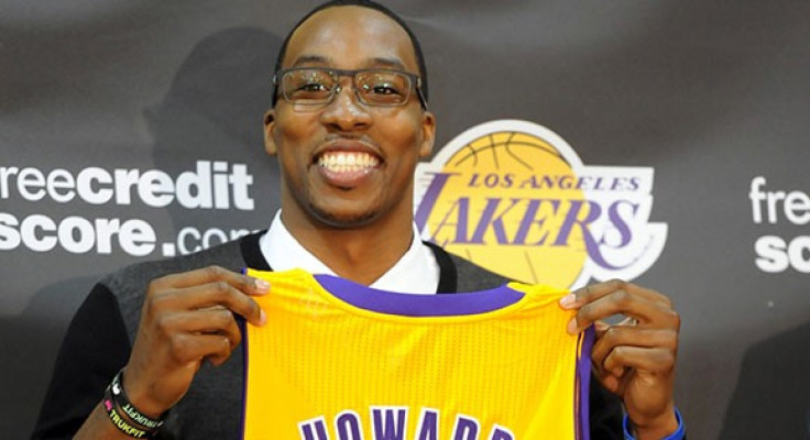 Dwight Howard was traded to the Lakers on Aug. 10 in a four-team deal.