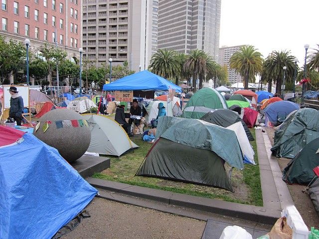Occupy SF encampment overview