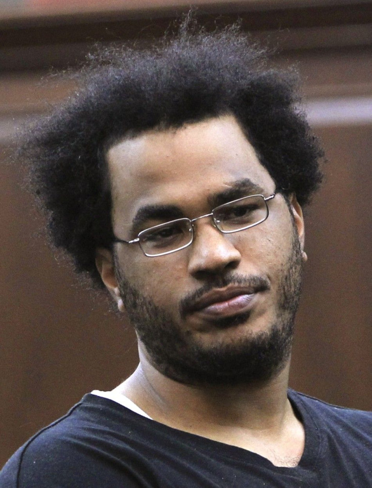 Jose Pimentel, 27, is seen in Manhattan Criminal Court in New York