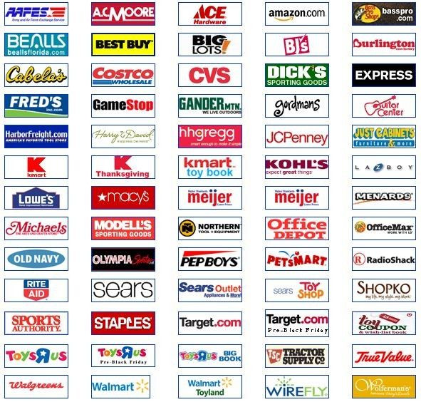 Screen Grab of Black Friday 2011 Ads blackfriday.us