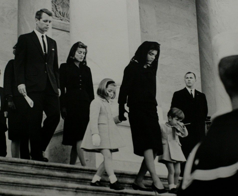 President John F. Kennedys brother, U.S. Attorney General Robert F. Kennedy, his sister Patricia Lawford, his daughter Caroline Kennedy, his widow Jacqueline Bouvier Kennedy and his son John F. Kennedy Jr.