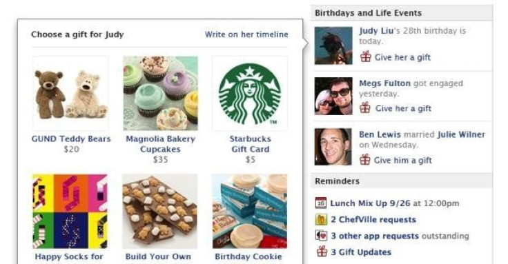 Facebook Expands eCommerce With Real World ‘Gifts’ Service