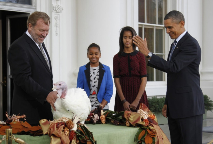 Obama Pardons Thanksgiving turkeys