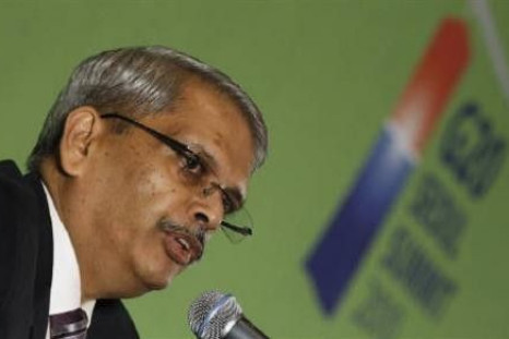 Kris Gopalakrishnan, CEO of Infosys Technologies, speaks during a news conference on the sidelines of the G20 CEO Summit in Seoul November 9, 2010. 