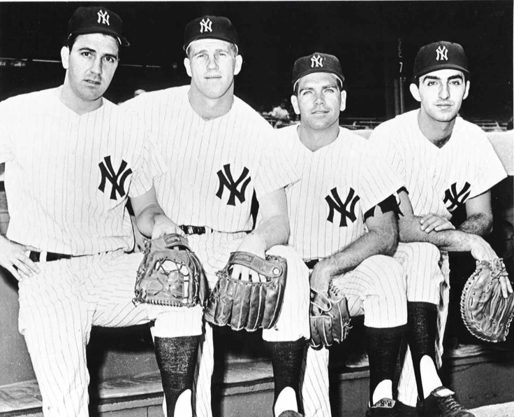 Joe Pepitone, born Oct. 9, 1940 (far right)