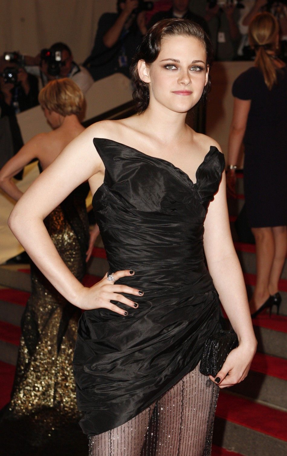 Actress Stewart arrives at the Metropolitan Museum of Art Costume Institute Benefit in New York