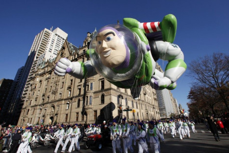 Giant Balloons Dazzle Onlookers During the 85th Macy’s Thanksgiving Day Parade