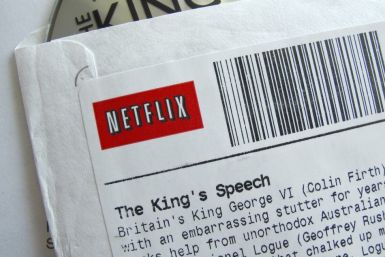 A Netflix disk envelope is displayed in Encinitas