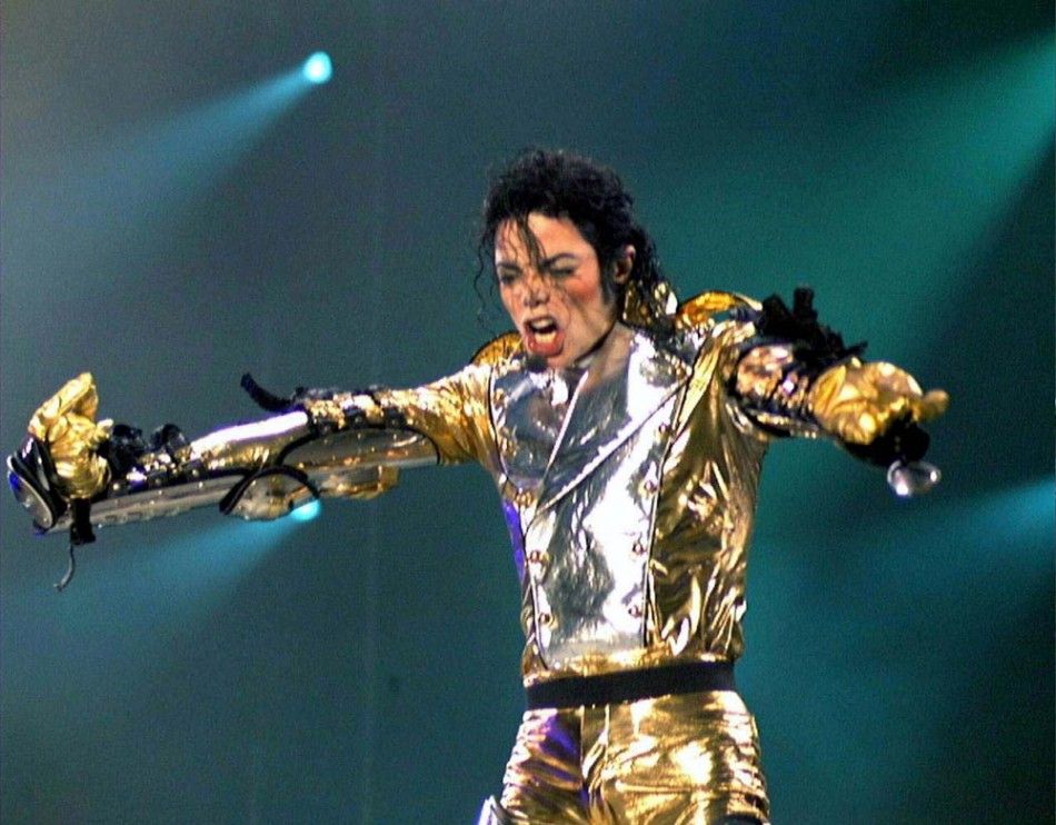 Pop star Michael Jackson