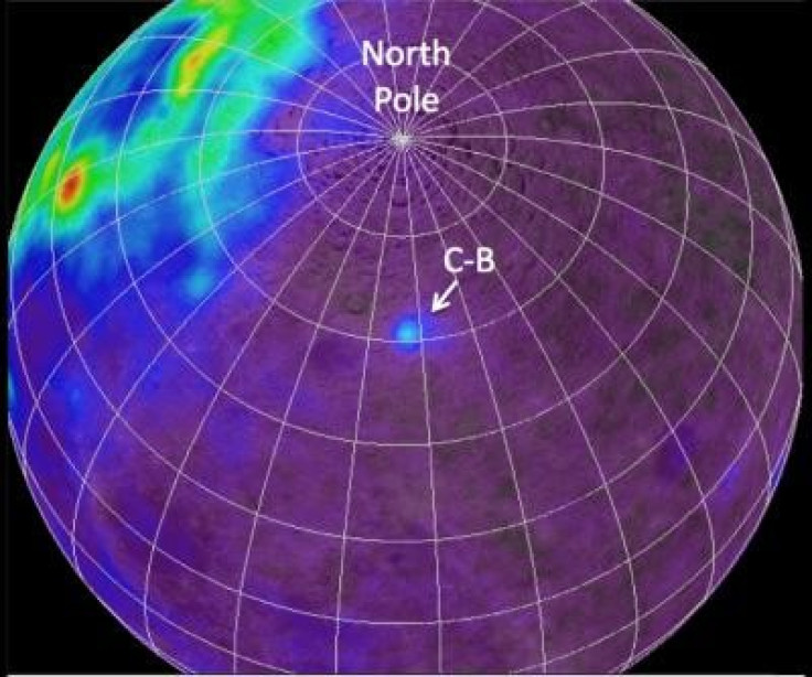 This map of the abundance of the element thorium on the moon was made with data from the Lunar Prospector, a space mission launched in 1998, shows that most of this radioactive element is concentrated in a region on the moon&#039;s near side (left). But t