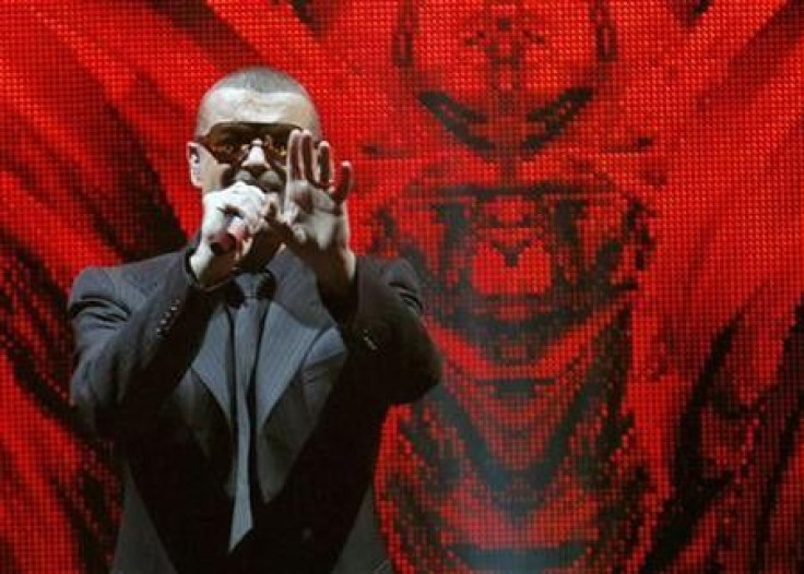 Singer George Michael performs at the Albert Hall in London