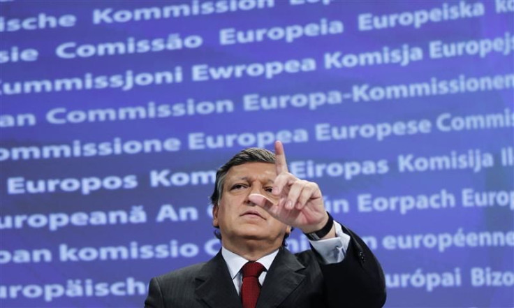 EU Commission President Barroso holds a news conference on new economic governance in Brussels