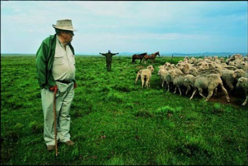 Afrikaner farmer in South Africa