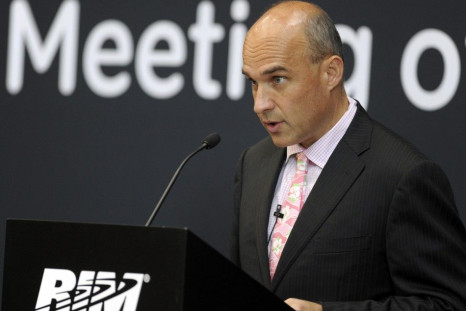 Research In Motion co-CEO Jim Balsillie speaks during the annual general meeting of shareholders in Waterloo