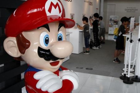 &quot;Mario&quot;, a character in Nintendo Co Ltd&#039;s &quot;Mario Bros&quot; video games, is seen at the company&#039;s showroom in Tokyo