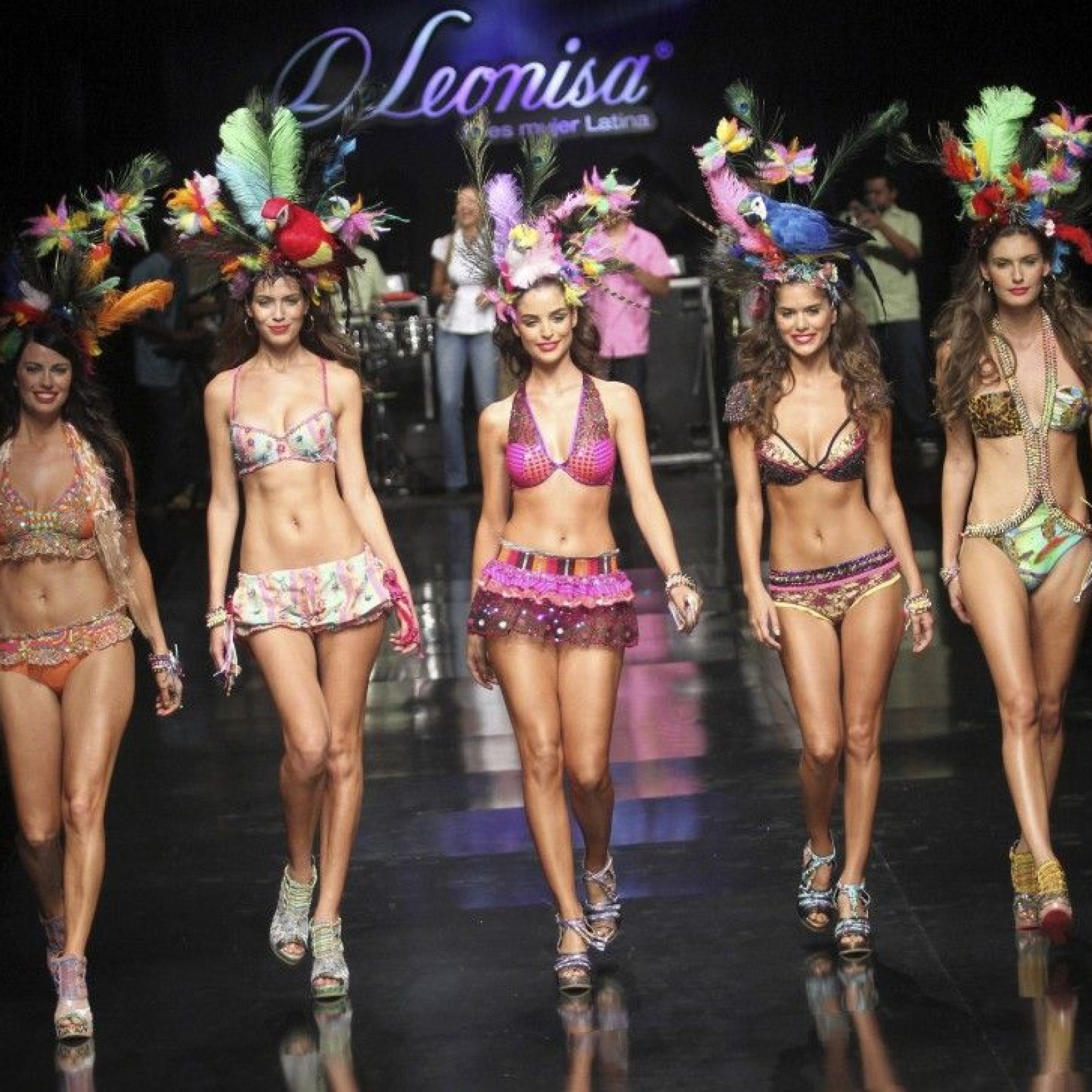 Sizzling Images of Models at Columbian Lingerie Fashion Show