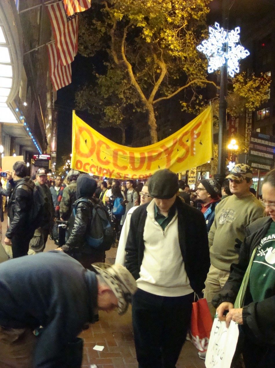 Black Friday Shopping Marred by Occupy SF Demonstrators