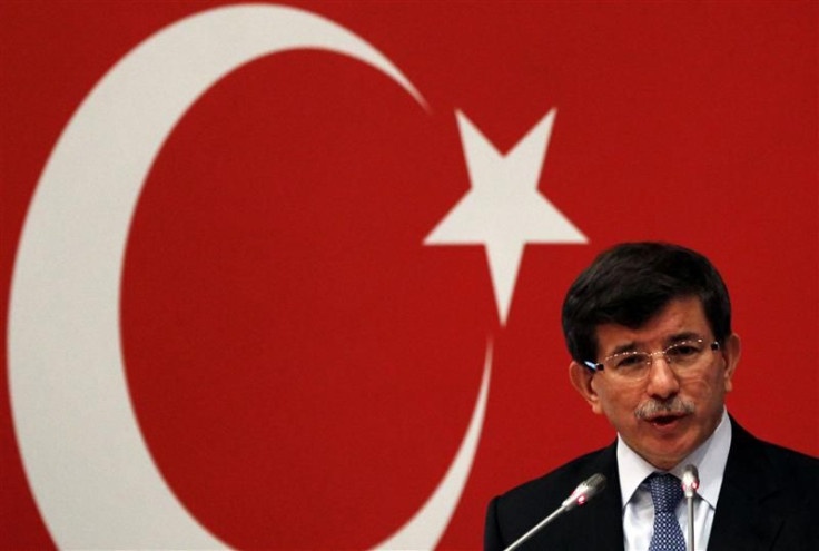 Turkey's Foreign Minister Davutoglu 