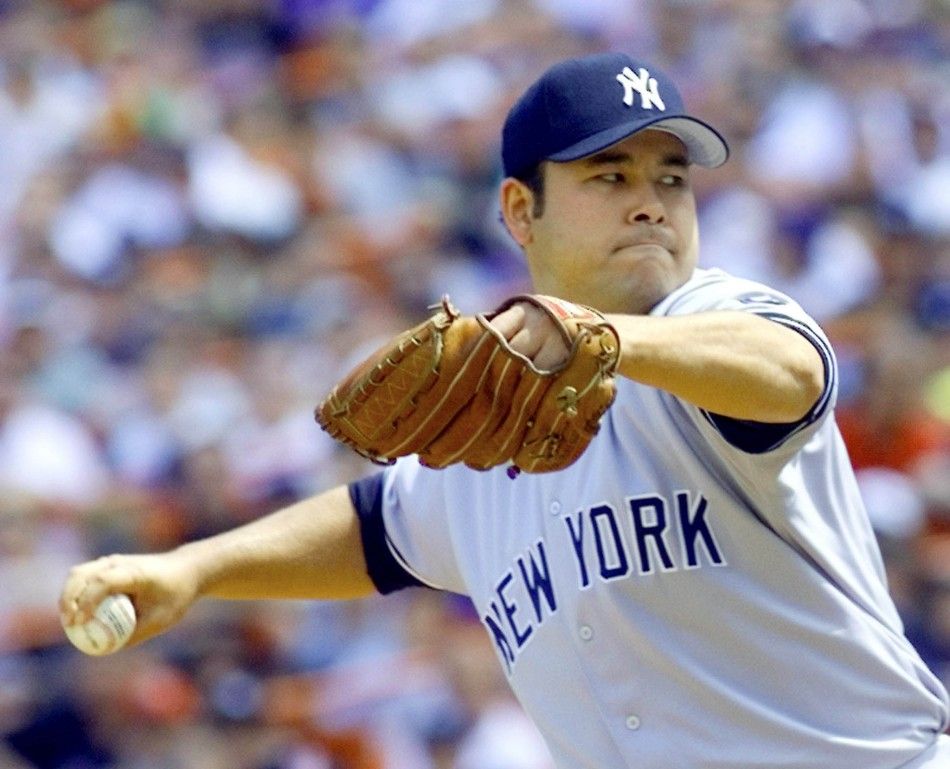 Japanese pitcher Hideki Irabu, who never reached the lofty expectations the Yankees had for him, was traded by New York to the Expos Dec. 22 for minor league pitcher Jake Westbrook and two players to be named. Irabu, shown in action as he picked up his si