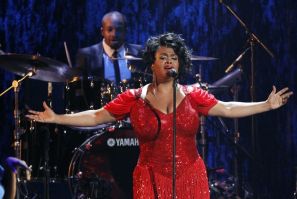Jill Scott performs &quot;Rolling Hills&quot; at the 2011 BET Awards in Los Angeles