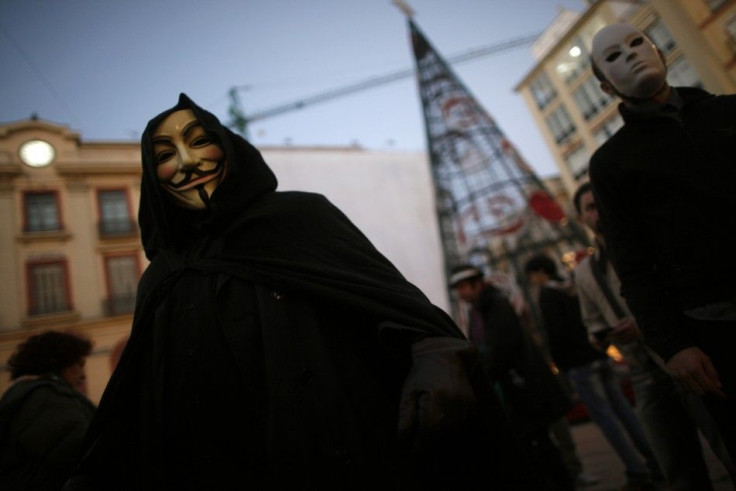 Anonymous Hackers Protest Members Arrest